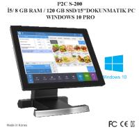 P2C S-200 İNTEL İ5 /8 GB RAM / 128 SSD /15